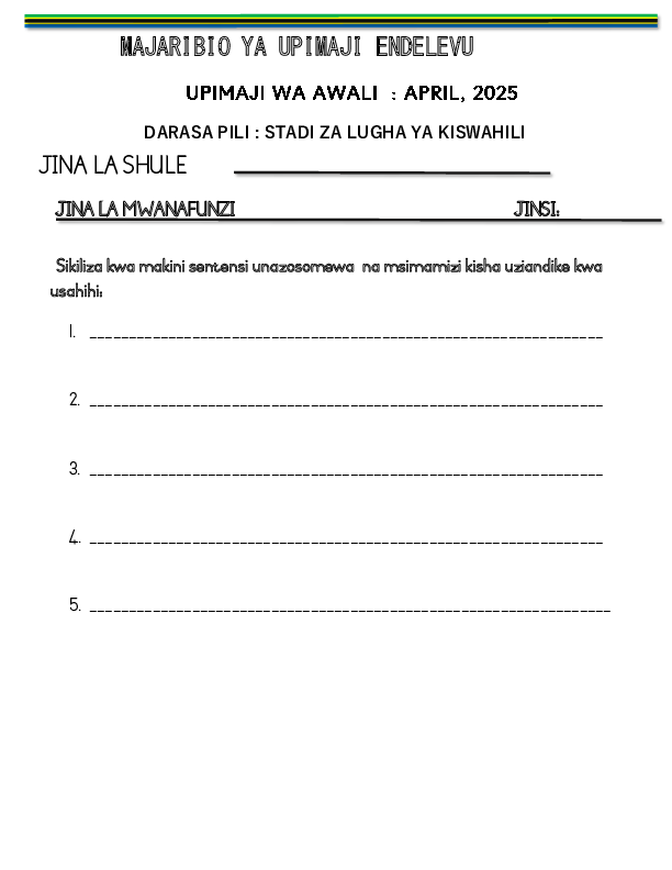 STADI ZA KISWAHILI.DRS PILI. KUFUNGUA,MTIHANI WA .2025.pdf