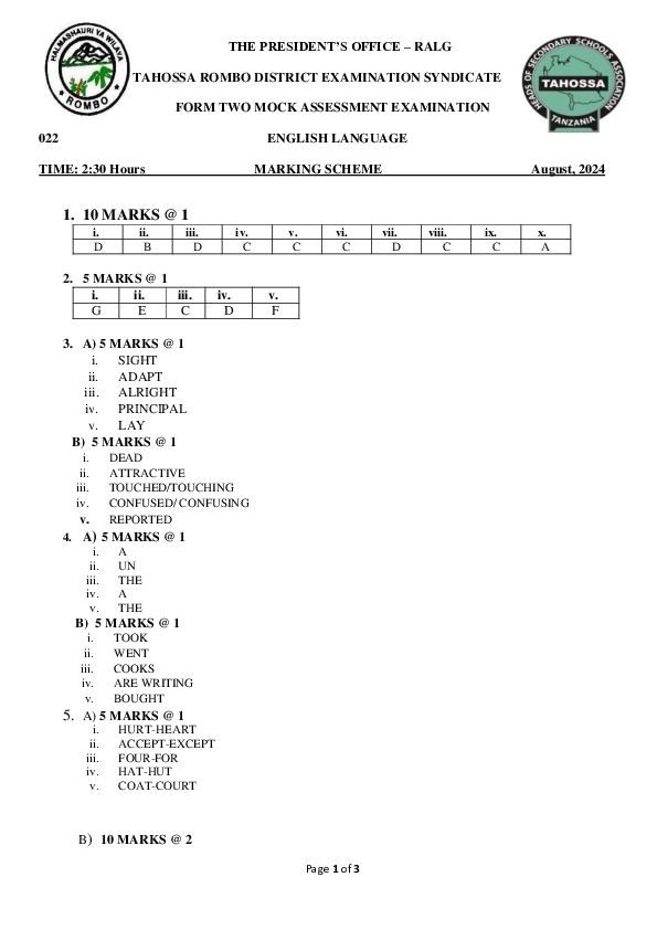 ENGLISH LANGUAGE F2 MARKING SCHEME MOCK - 2024.pdf