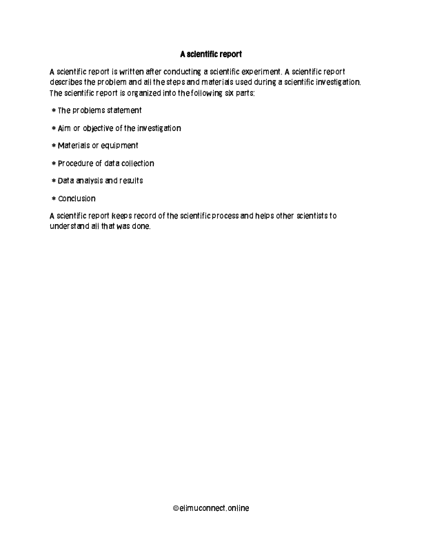 class 3 scientific report notes with questions.pdf