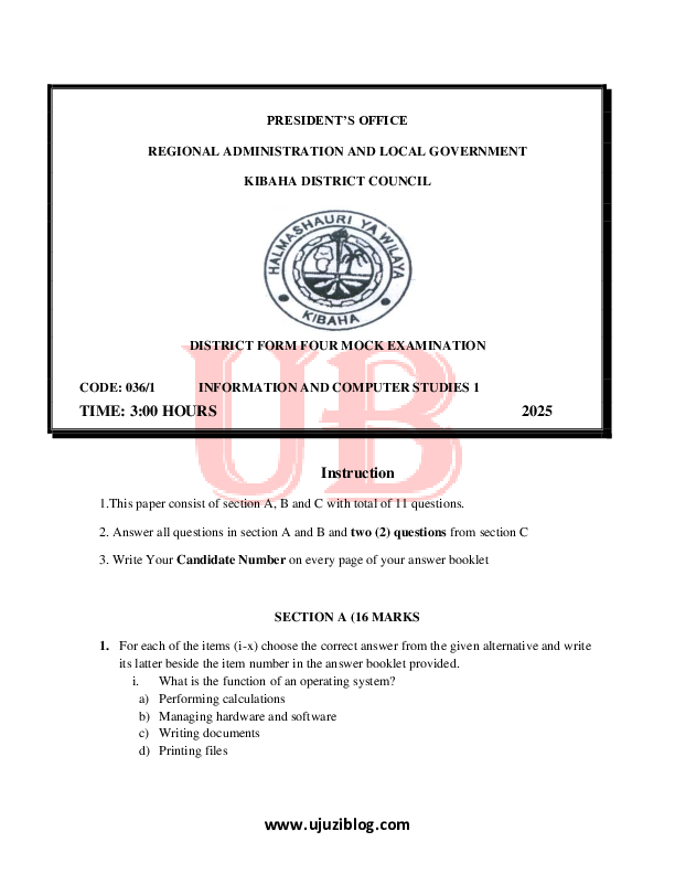 ICS1 F4 MOCK EXAM 2025.pdf