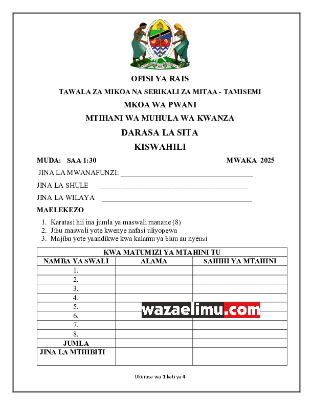 KISWAHILI VI - WazaElimu.com.pdf
