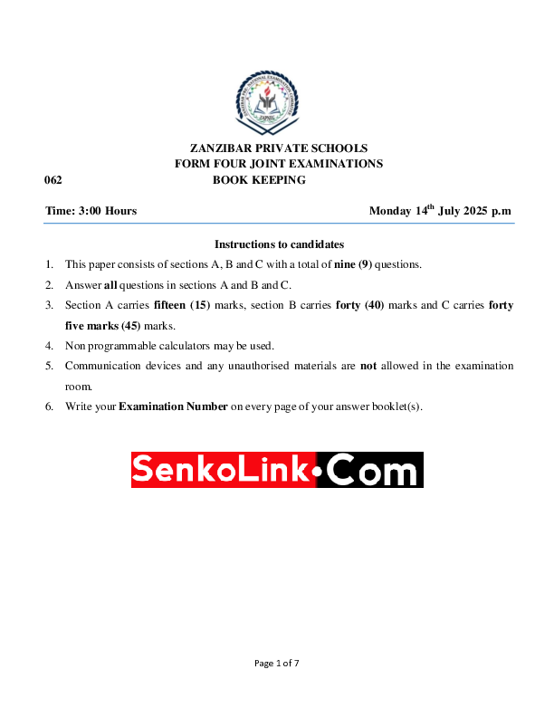 BK EXAM FORM FOUR  JOINT 2025 ELIMUCONNECT.ONLINE.pdf