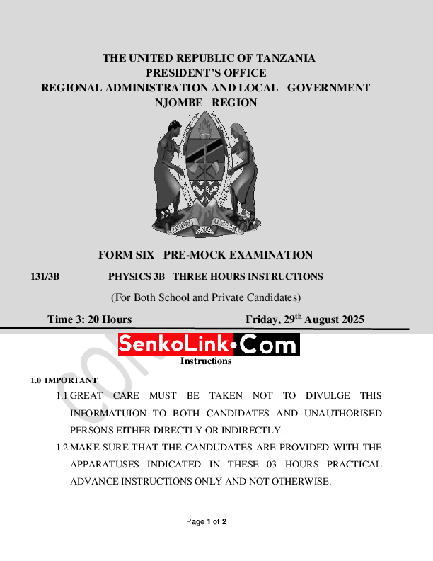 PHYSICS 3B Three hours instructions.pdf