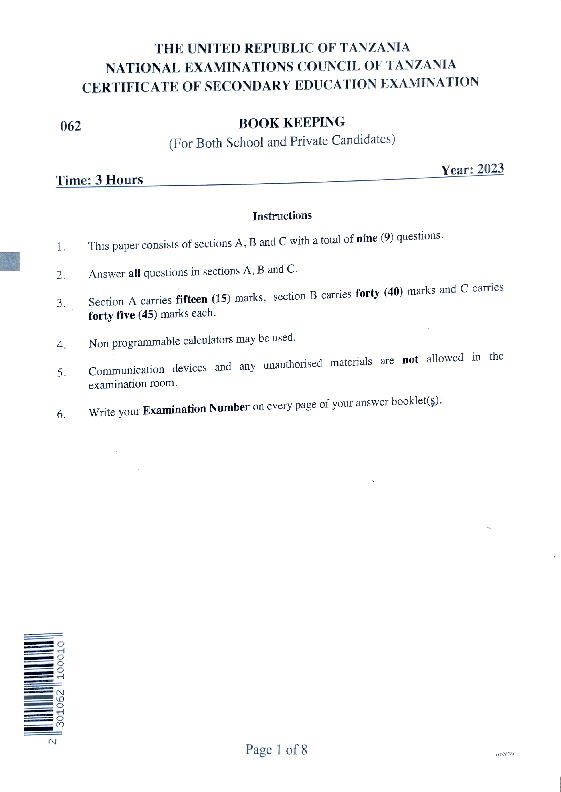 BookKeeping-F4-2023- WAZAELIMU.COM.pdf