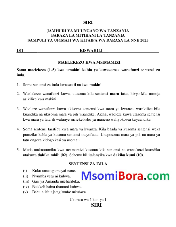 KISWAHILI MAELEKEZO KWA MSIMAMIZI.pdf