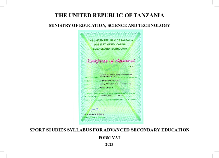 sw-1727271507-Sport Studies syllabus for Advanced Secondary Education Form V - VI.pdf