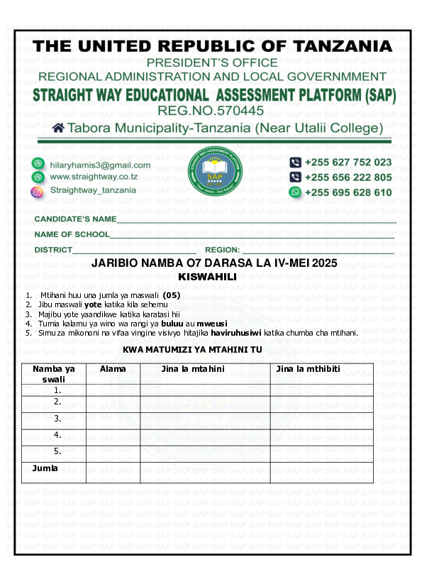 KISW IV Fomati mpya N07.pdf